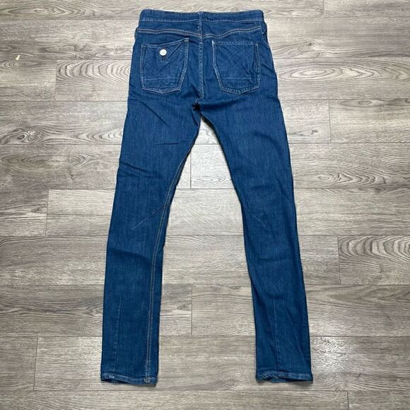 Denham Skin VJS Japanese Selvedge Denim Jeans Size W32 L32 Blue Skinny Fit - Picture 5 of 10